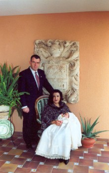 Rafael Hostench con Luisa Andreo y su hijo Alejandro